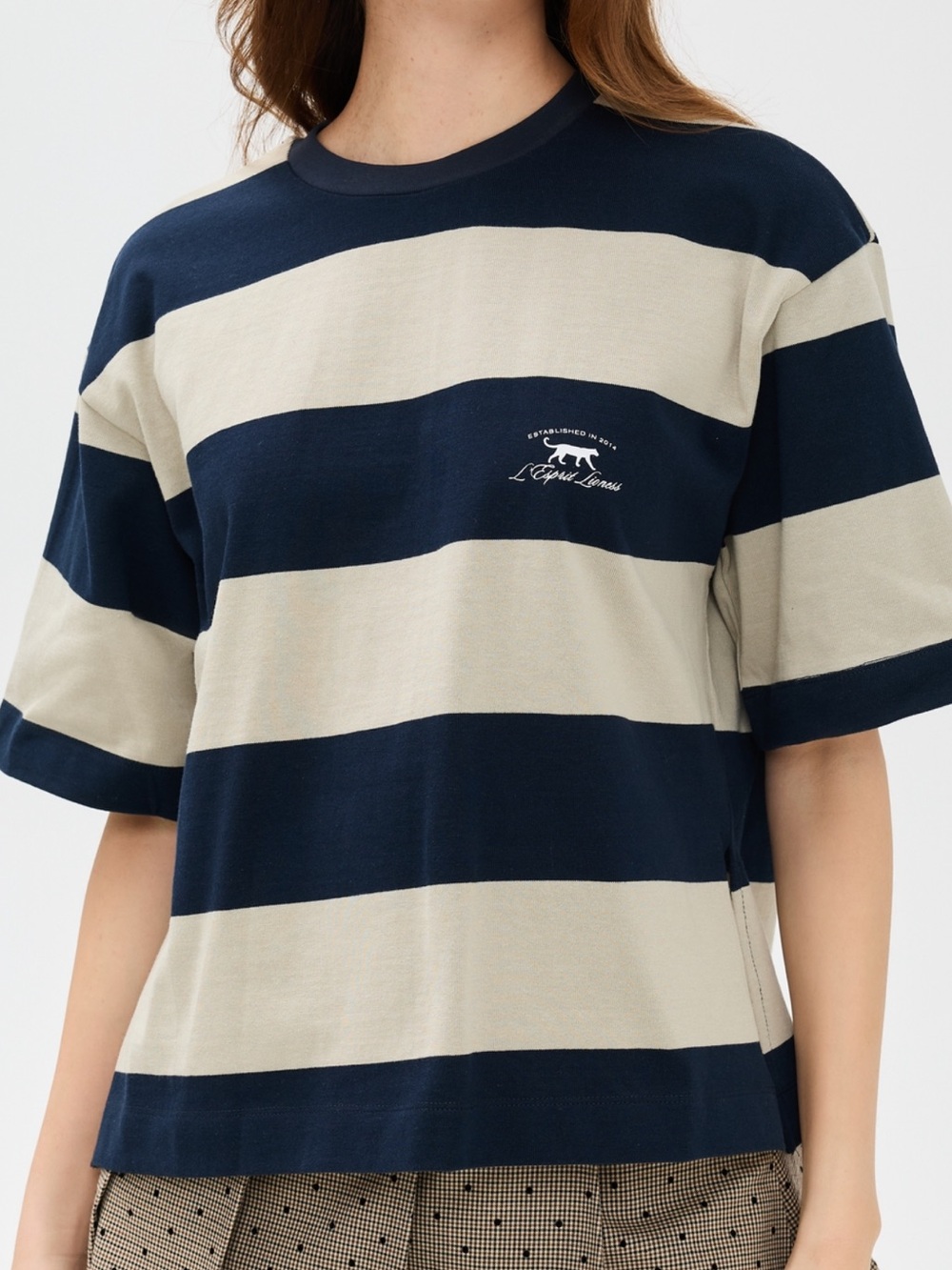 LIONESS emerging tee in midnight